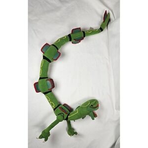 Pokemon Center 30" Rayquaza Poseable Bendable Plush Stuffed Animal Dragon Toy